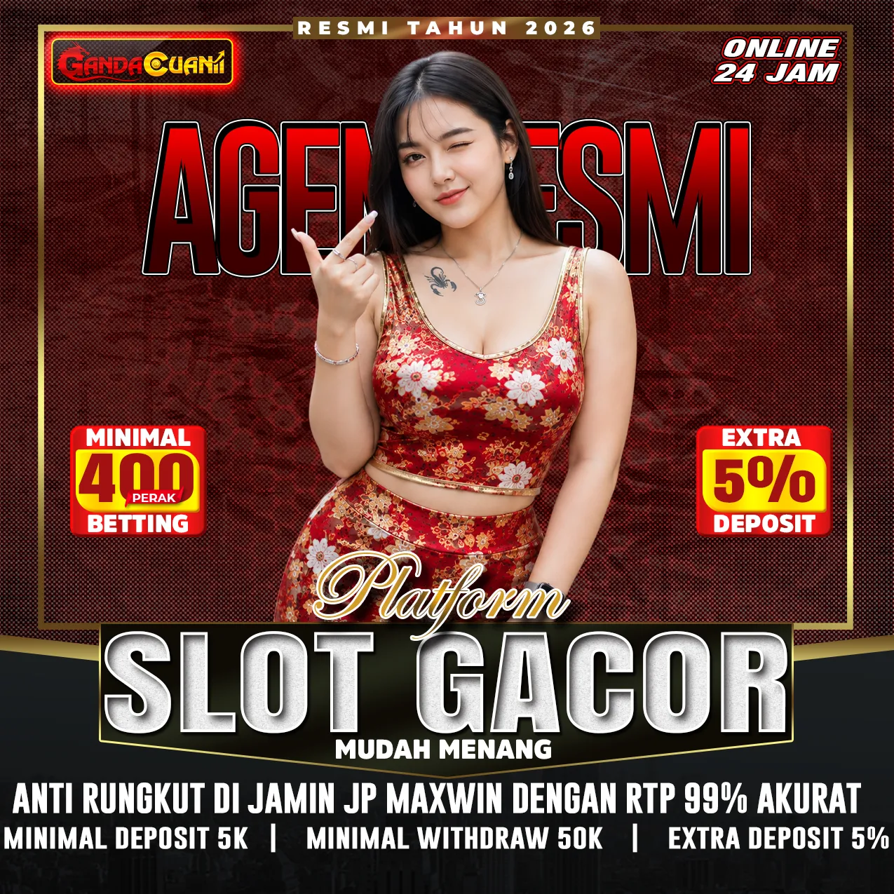 GANDACUAN : Skema Slot Gacor Modal Depo 5k Dana Referensi Tepat Hari Ini